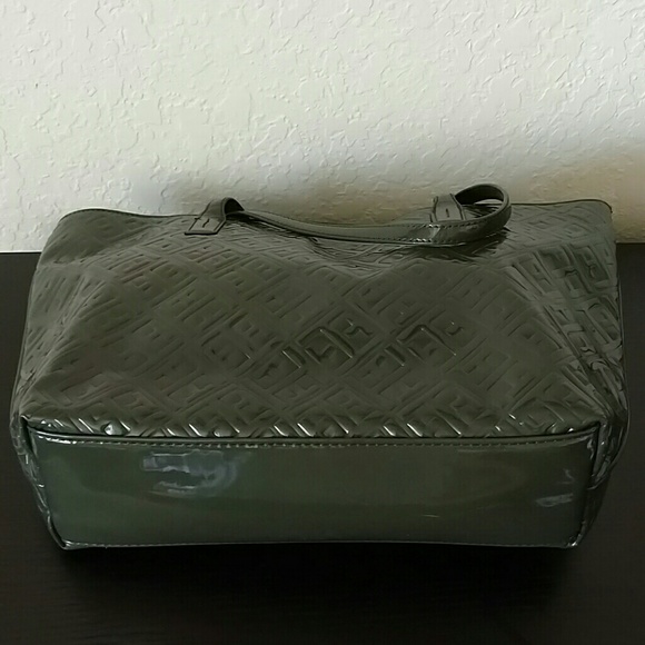 🎆HP🎆TOMMY HILFIGER Satchel *Moss Green* Bag - Picture 4 of 5